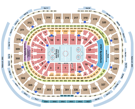 TD Garden Boston Seating Chart